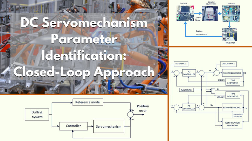 DC Servomechanism Parameter Identification Closed Loop Approach