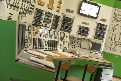 Control panel of a power plant